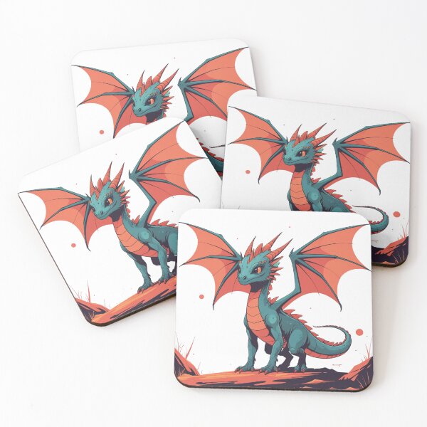 Item preview, Dragon T-Shirt — Young Fantasy Dragon Wings Spread Graphic Tee for Dragon Lovers and Fantasy Art Fans designed and sold by PaleInk.