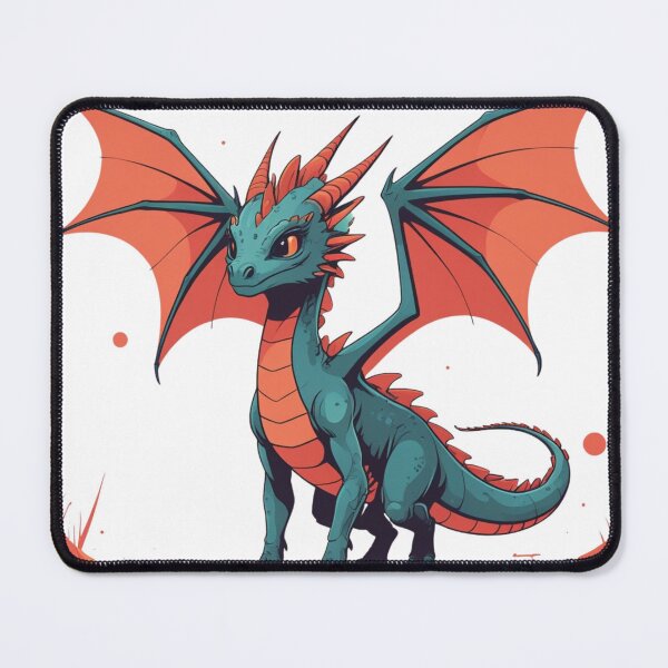 Item preview, Dragon T-Shirt — Young Fantasy Dragon Wings Spread Graphic Tee for Dragon Lovers and Fantasy Art Fans designed and sold by PaleInk.