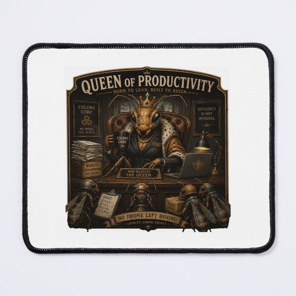 Item preview, Queen of Productivity – Corporate Bee Queen designed and sold by Airimo.