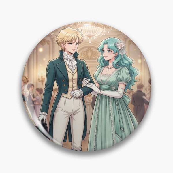 Item preview, Haruka and Michiru at a Regency Ball designed and sold by Solace Sparkles.