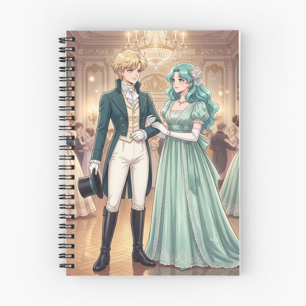Item preview, Haruka and Michiru at a Regency Ball designed and sold by Solace Sparkles.