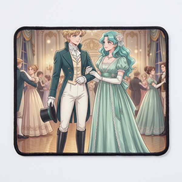 Item preview, Haruka and Michiru at a Regency Ball designed and sold by Solace Sparkles.