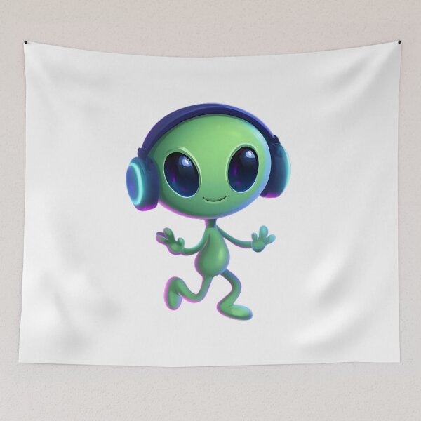 Item preview, Cosmic Alien Vibes designed and sold by Retro Whimsy.