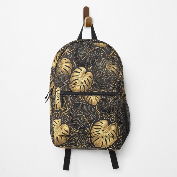 Item preview, Luxury Gold Monstera Leaves - Elegant Tropical Floral Pattern designed and sold by fit-and-fine26.