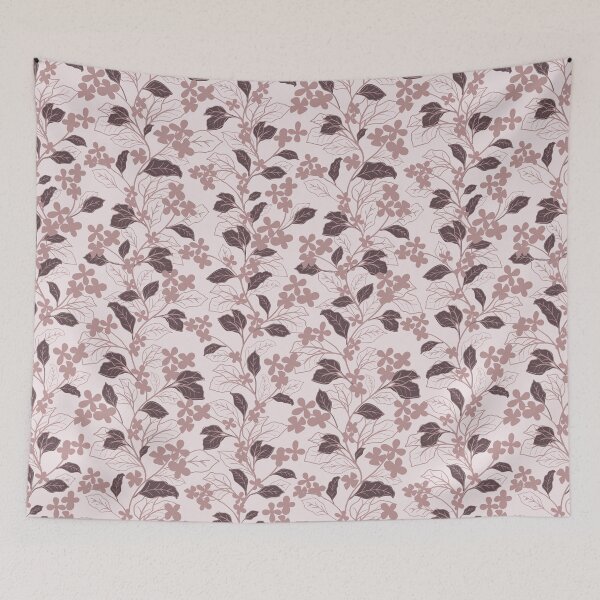 Item preview, Trailing Vine Floral Pattern, Dusty Rose Botanical Pillow, Soft Heritage Cottage Floral designed and sold by Shop On Rosebud.
