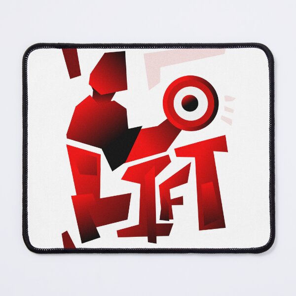 Item preview, Constructivist Gym Art: LIFT Heavy Motivation designed and sold by The Nomadic Designs.