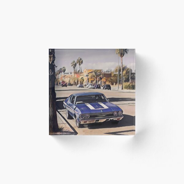 LA Street Muscle Acrylic Block