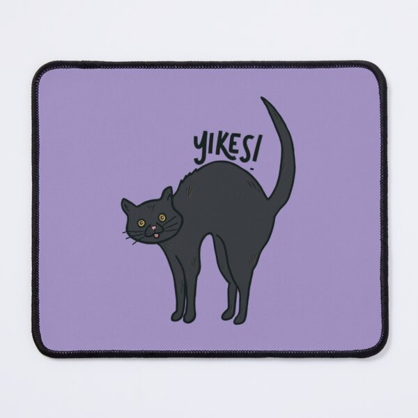 Item preview, "Yikes" Scared Cat  designed and sold by YesButNo Design.