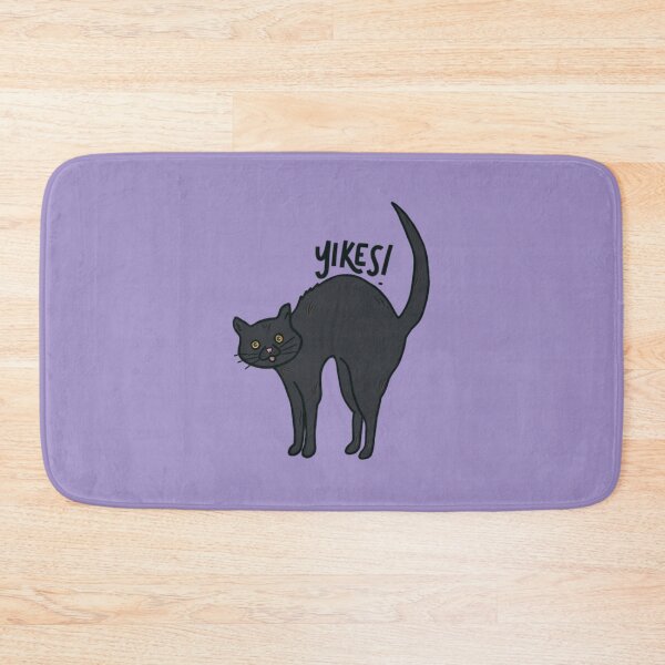 Item preview, "Yikes" Scared Cat  designed and sold by YesButNo Design.