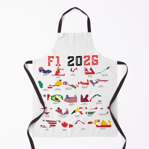 Item preview, 2026 Race Calendar Shirt Formula Racing Circuits Retro Motorsport Race Weekend Fan Gift designed and sold by tarzbol.