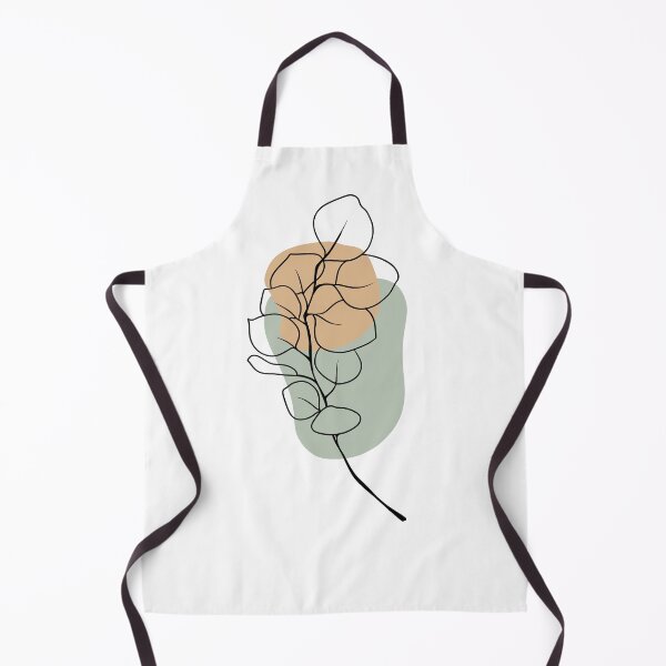 Item preview, Eucalyptus Branch Minimalist Line Art with Earthy Elements designed and sold by ArtTinulyaOk.