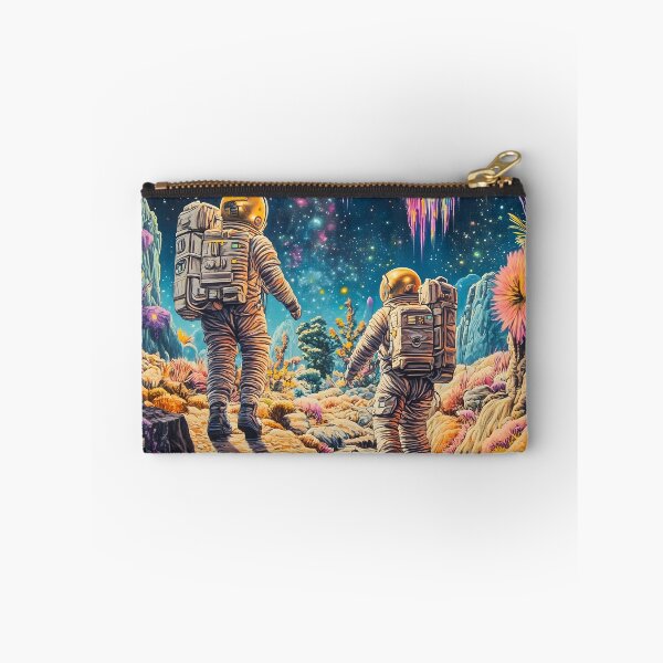 Item preview, Psychedelic Astronauts Exploring Melting Planets Art designed and sold by LuminousFoundry.