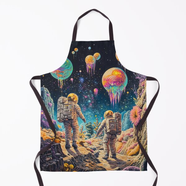 Item preview, Psychedelic Astronauts Exploring Melting Planets Art designed and sold by LuminousFoundry.