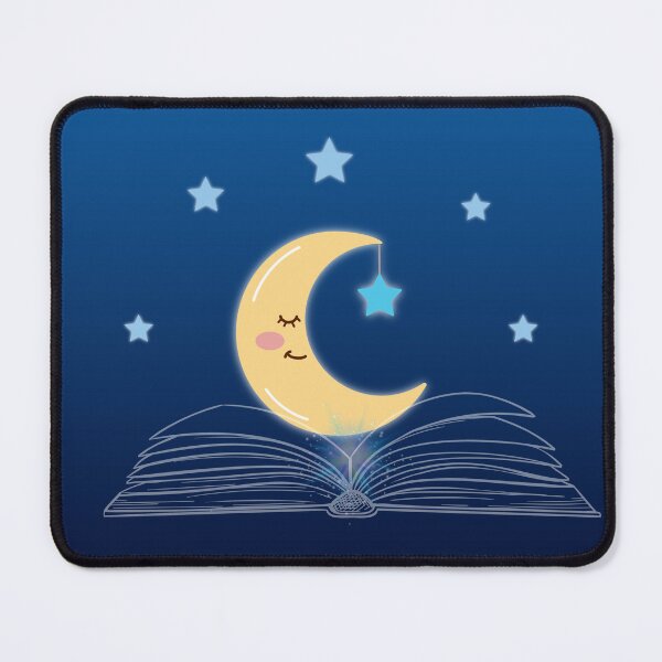 Item preview, Dreamy Moon Book – Cozy Reading Aesthetic designed and sold by lunadesignsmoon.