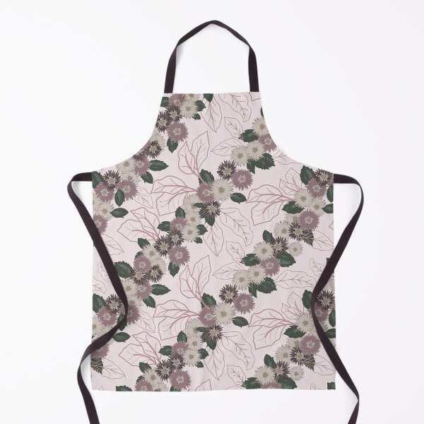 Item preview, Dusty Rose Floral Pattern, Mauve Cottage Daisy Print, Tonal Botanical Stripe Design designed and sold by Shop On Rosebud.