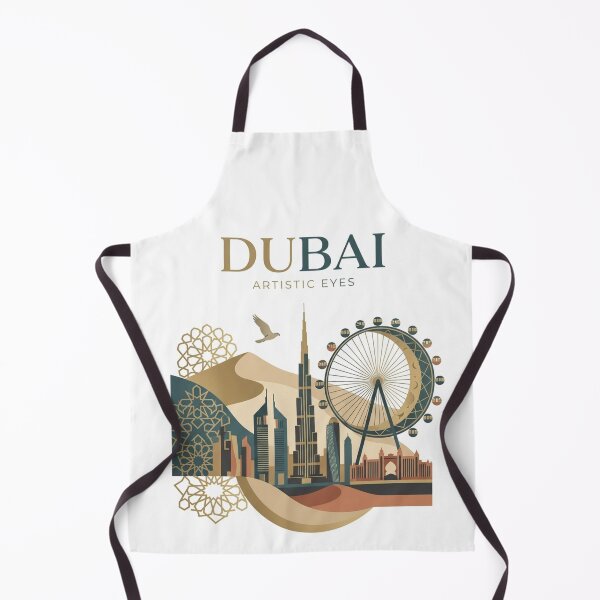 Item preview, Dubai Aesthetic Collage Artistic City Skyline designed and sold by crystalar95.