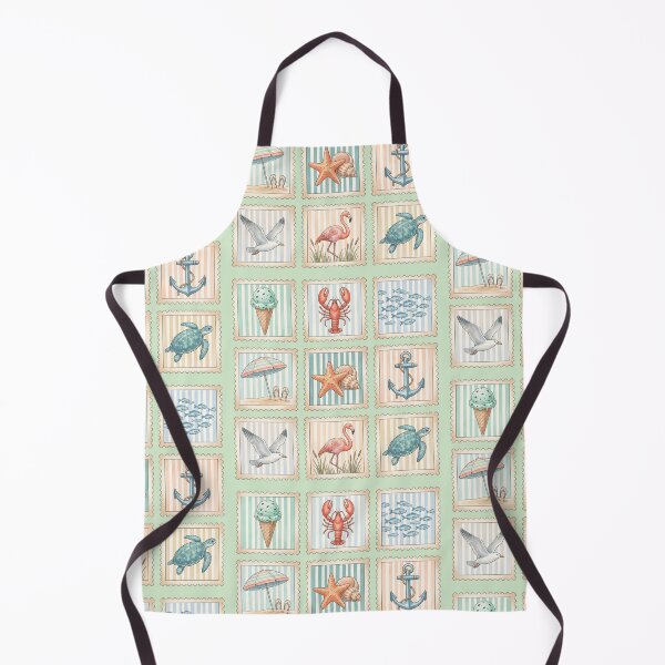 Item preview, Coastal Beach Stamp designed and sold by shellle in the ocean.