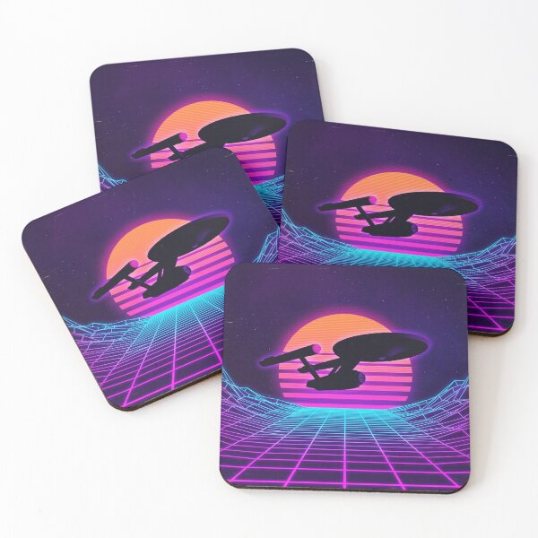 Item preview, USS Enterprise in Laser Grid designed and sold by HAPPY PAW PRINTS CO..