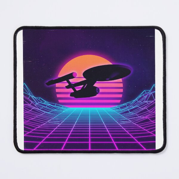 Item preview, USS Enterprise in Laser Grid designed and sold by HAPPY PAW PRINTS CO..