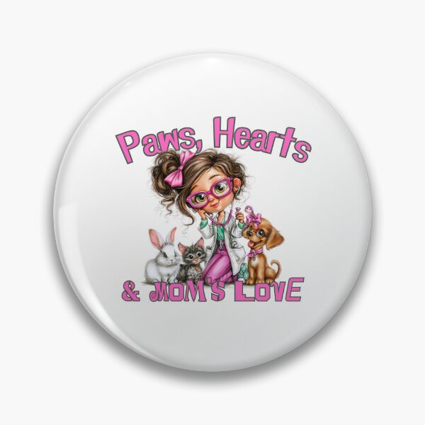 Item preview, Best Vet Mom Ever - Cute Veterinary Professional with Pets designed and sold by illeN-Art-World.