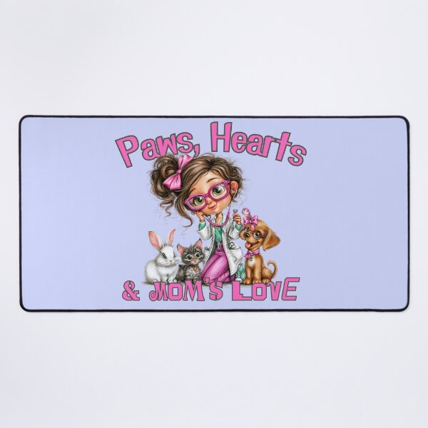 Item preview, Best Vet Mom Ever - Cute Veterinary Professional with Pets designed and sold by illeN-Art-World.