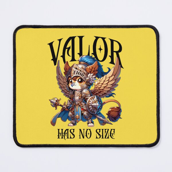 Item preview, Valor Has No Size Fantasy Bird Warrior | Cute Medieval Griffin Knight Design designed and sold by Sachie's Studio.