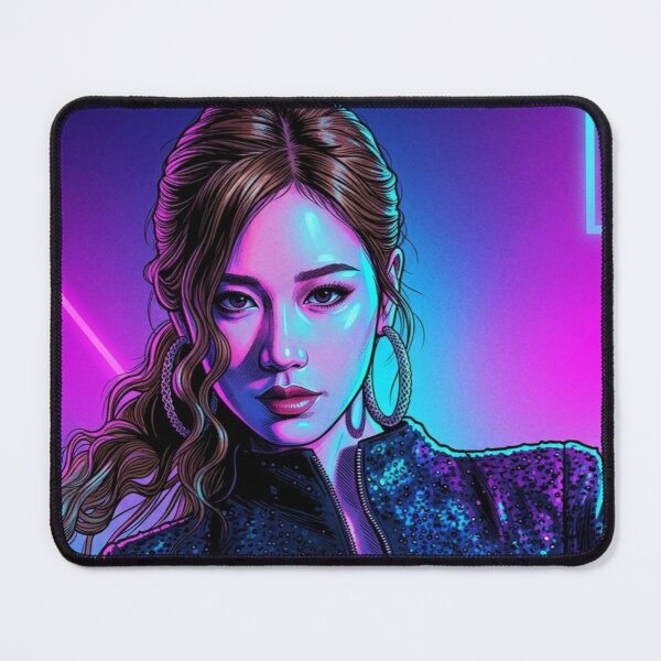 Item preview, Electric Stare  Neon Thai GL Series Lgbtq+ Love Sapphic Decor Poster Print Art Comic designed and sold by Mind Space.