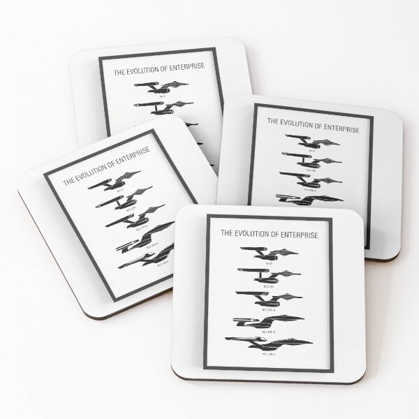 Item preview, Phases of the USS Enterprise (Evolution) designed and sold by HAPPY PAW PRINTS CO..