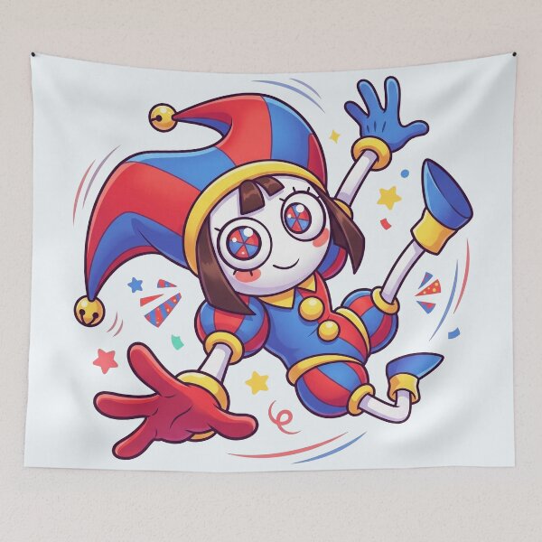 Item preview, Pomni // The Amazing Digital Circus Sticker designed and sold by Astraphyllia.
