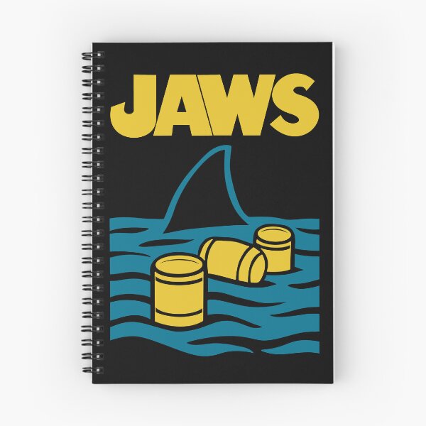 Aperçu de l'œuvre Les barils jaunes du film Les Dents de la Mer créée et vendue par ChunkByChunk.