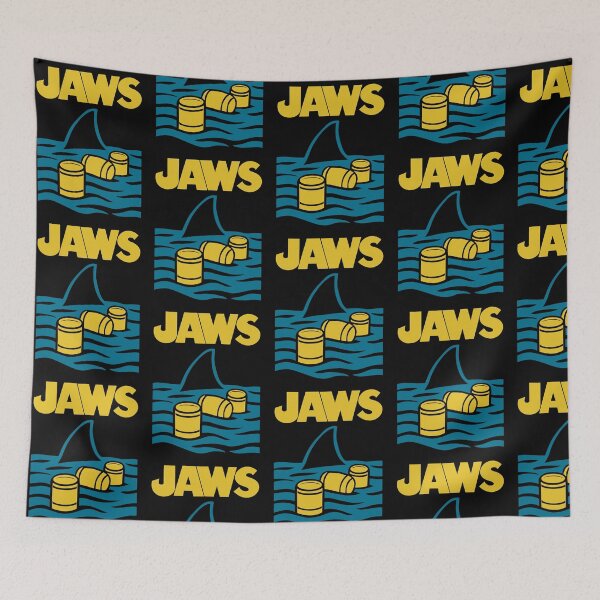 Item preview, Jaws Movie yellow Barrels designed and sold by ChunkByChunk.