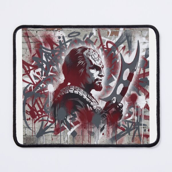 Item preview, Klingon Portrait in Street Art Style designed and sold by yofrex.
