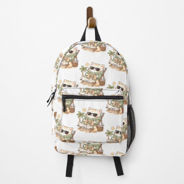 Item preview, Out of Office Cat | Cute Kawaii Aesthetic | Vacation Mood Design designed and sold by The Mood Index.