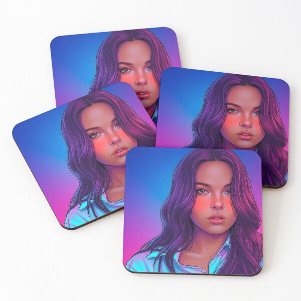 Item preview, Your Shirt Fits Neon Thai GL Series Lgbtq+ Love Sapphic Decor Poster Print Art Comic designed and sold by Mind Space.