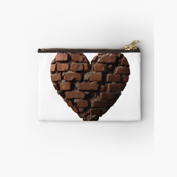 Item preview, Brick Heart – Industrial Emotional Streetwear Graphic Tee designed and sold by MoodMinistry.