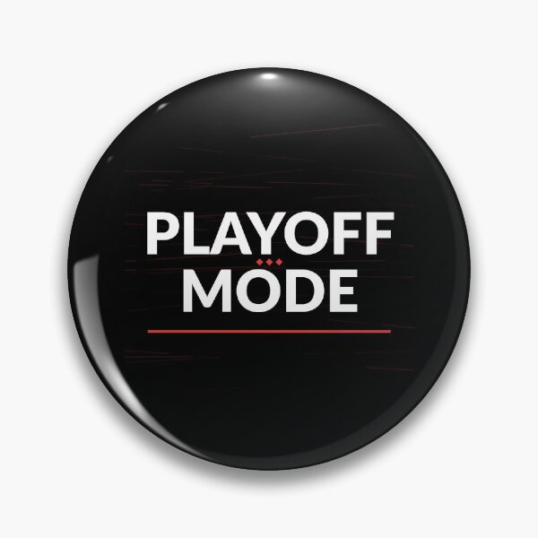 Item preview, Playoff Mode Shirt | Funny Sports Fan Gift for Basketball Hockey Fans designed and sold by Daily Mood Tees.