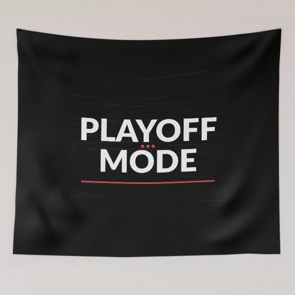 Item preview, Playoff Mode Shirt | Funny Sports Fan Gift for Basketball Hockey Fans designed and sold by Daily Mood Tees.