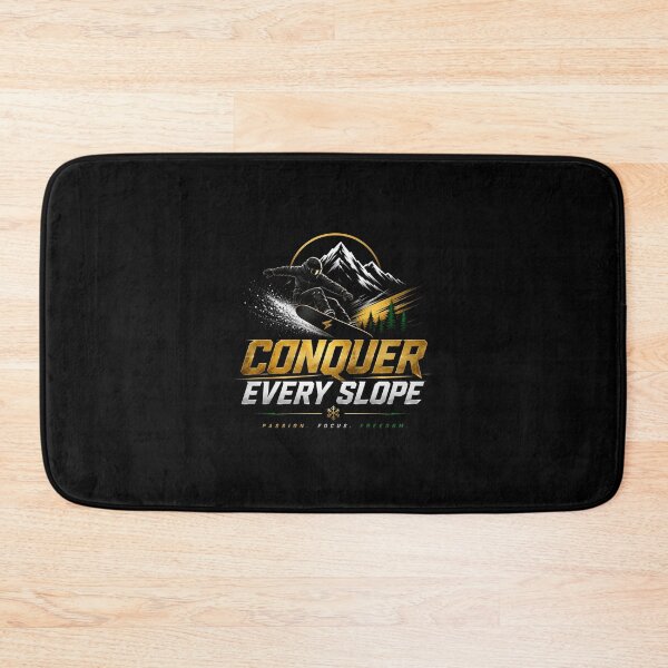 Item preview, Conquer Every Slope – Premium Snowboarding Motivation Design designed and sold by Newthingzy.