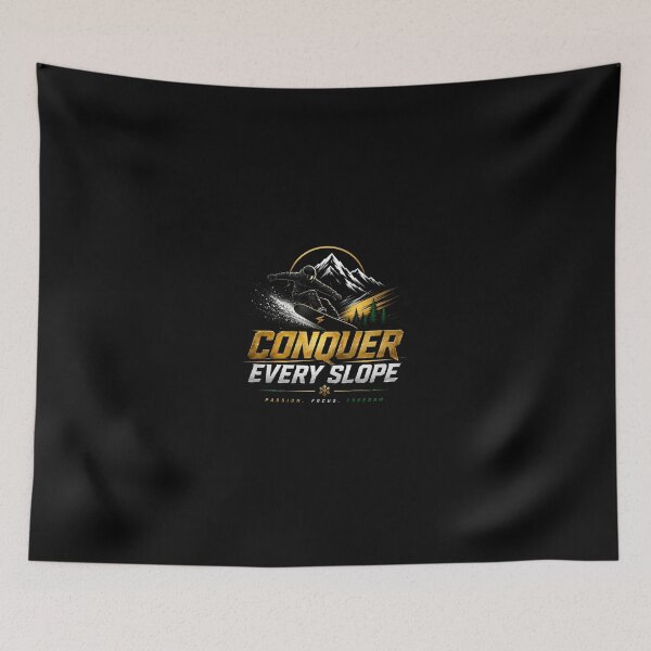 Item preview, Conquer Every Slope – Premium Snowboarding Motivation Design designed and sold by Newthingzy.