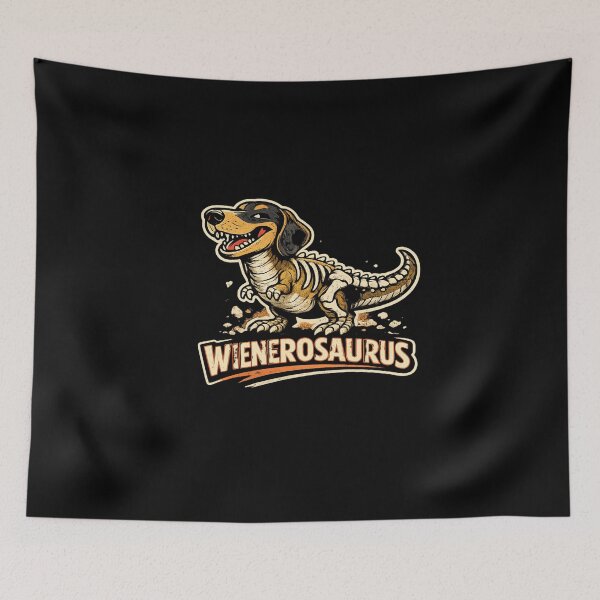 Item preview, Wienerosaurus Funny Retro Dachshund Dinosaur Design Proud to Have A Small Wiener designed and sold by VibeOffline Studio.