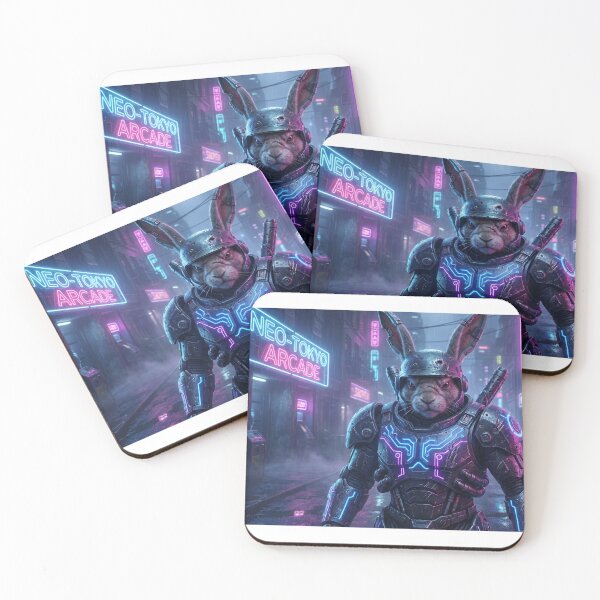 Item preview, Cyberpunk Rabbit  designed and sold by fantasyworld26.