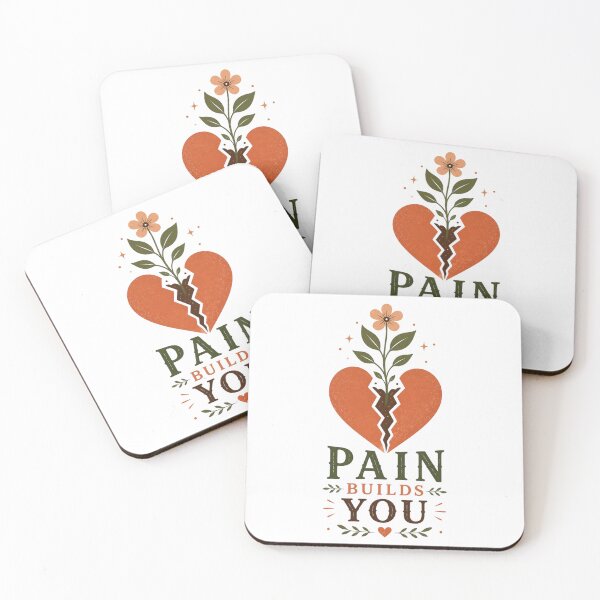 Item preview, Pain Builds You – Inspirational Growth Quote Vintage Boho Design designed and sold by Inner Flame Studio.