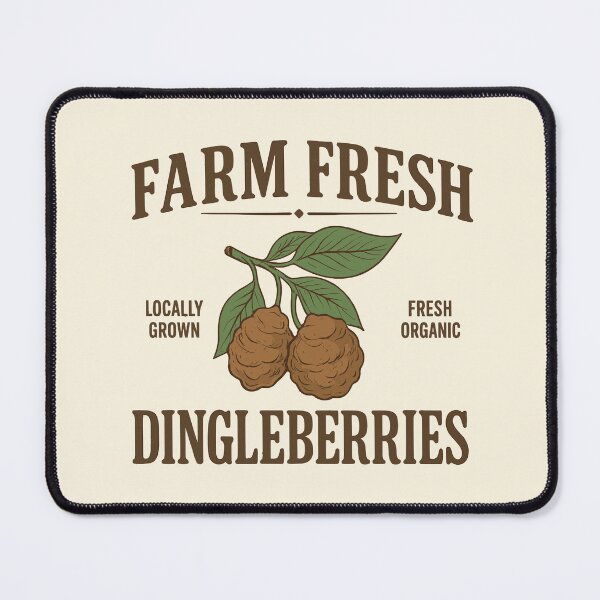 Item preview, Farm Fresh Dingleberries, Funny Bathroom Humor designed and sold by Vintagemashup.