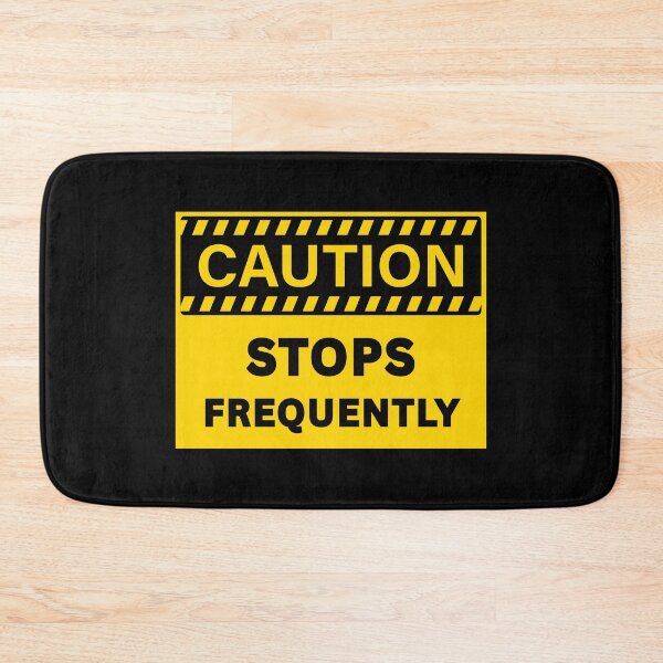 Item preview, CAUTION SIGN: STOPS FREQUENTLY, INDUSTRIAL, VEHICLE  designed and sold by AASparksDesigns.