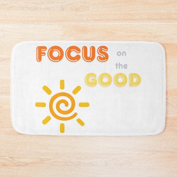 Item preview, Focus On The Good Retro Sun Positive Quote designed and sold by byLizedesigns.