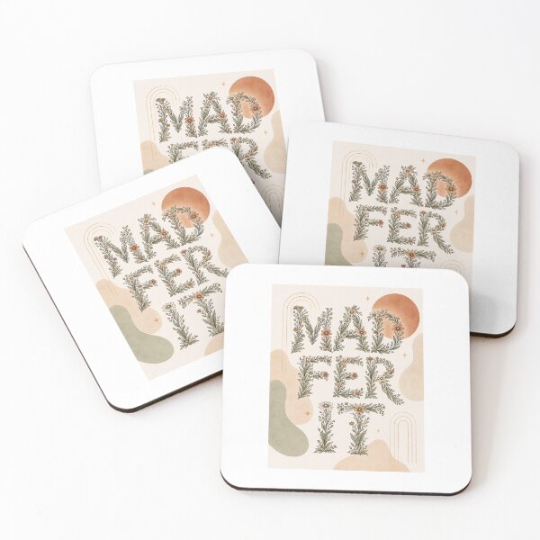 Item preview, Minimalist Mad Fer It Boho Floral Print designed and sold by AlexGreaney.