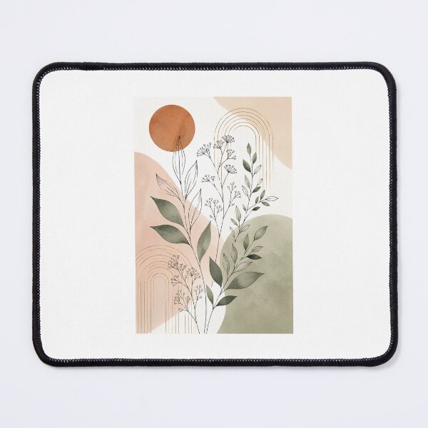 Item preview, Minimalist Boho Botanical Line Art Print designed and sold by AlexGreaney.