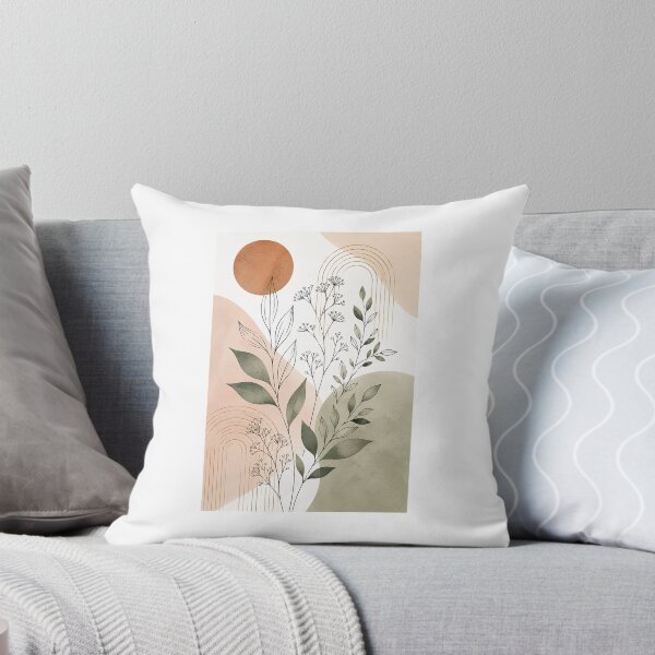 Item preview, Minimalist Boho Botanical Line Art Print designed and sold by AlexGreaney.