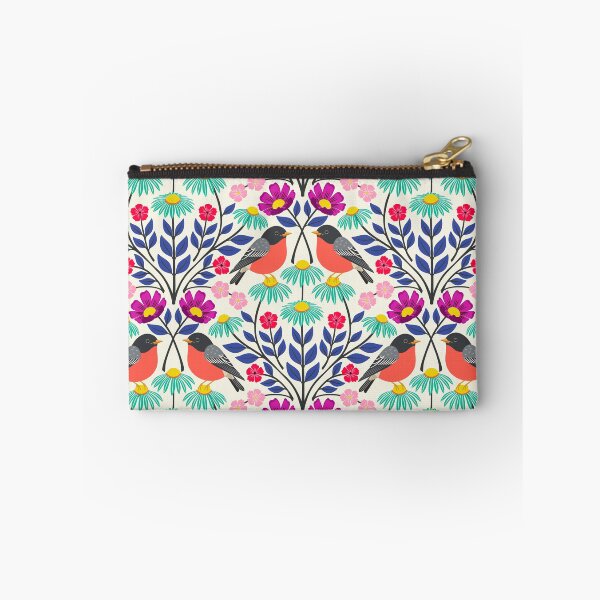 Item preview, Spring robins and wildflowers designed and sold by Jennifer Ladd.