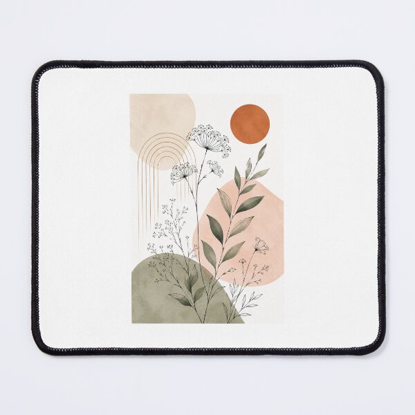 Item preview, Minimalist Boho Wildflower Line Art Print designed and sold by AlexGreaney.